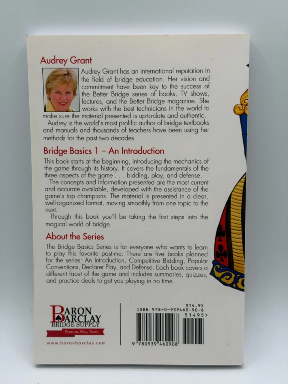 Bridge Basics 1: An Introduction Official Better Bridge Series by Audrey Grant